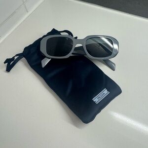 PRISTINE Prada Symbole Sunglasses in Gray